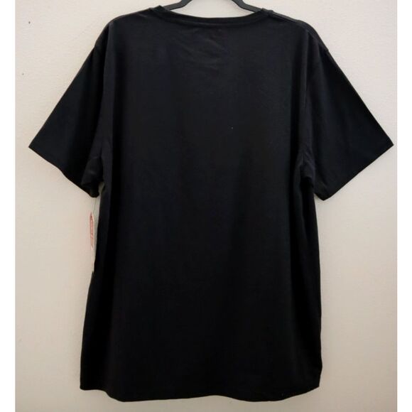 RVCA ML536RV Men's Sz L Black/Green Serpent Curved Snakes Loungewear T-Shirt - Picture 2 of 6